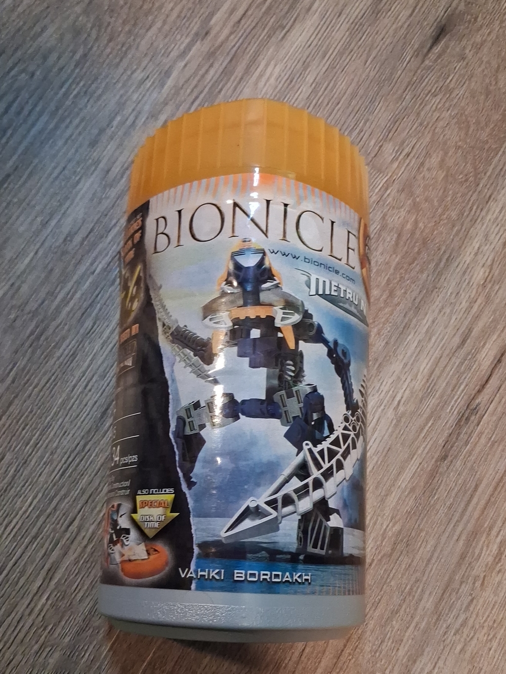 Lego 8615 BIONICLE Vahki Bordakh Canister with Orange Lid